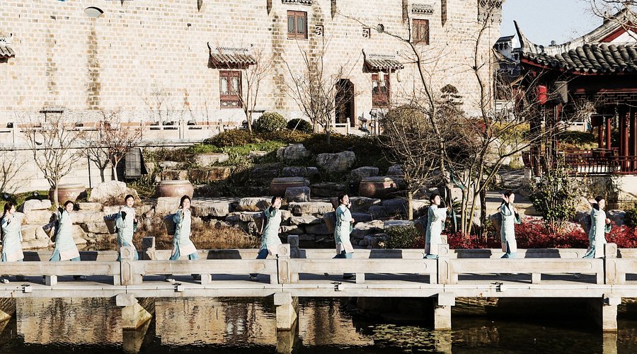 A scenic view of yancheng museum