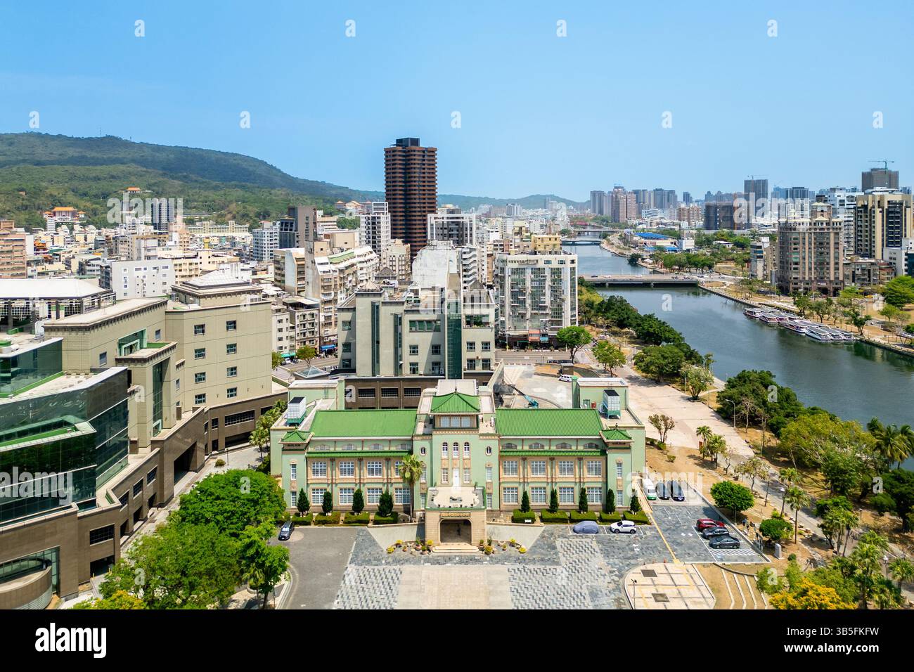 A scenic view of yancheng museum