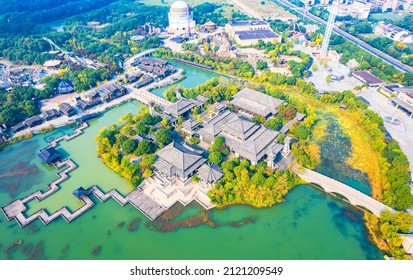 A scenic view of yancheng museum