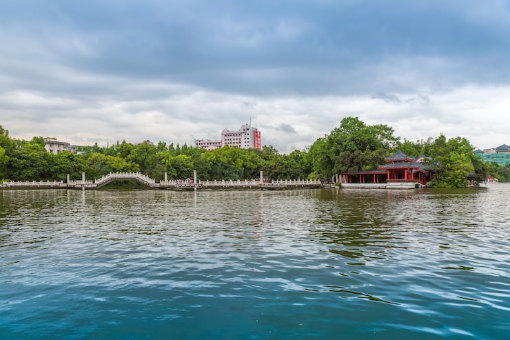A scenic view of yancheng site