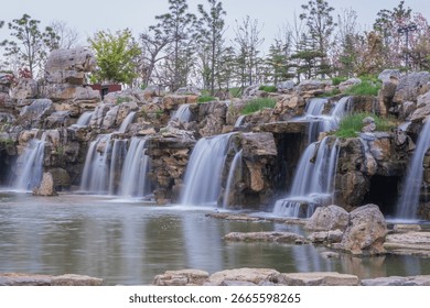 A scenic view of yancheng wildlife park
