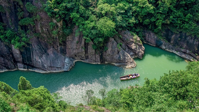 A scenic view of yandang mountain