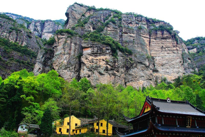A scenic view of yandang mountain
