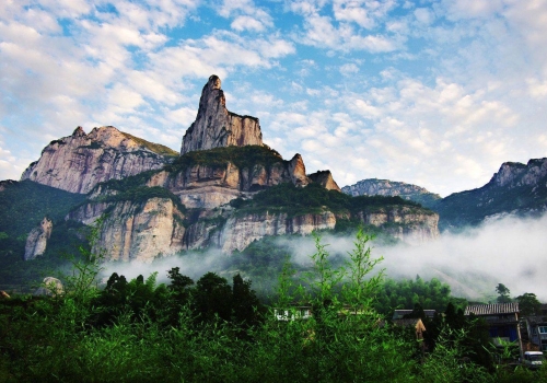 A scenic view of yandang mountain