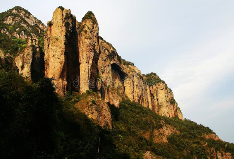 A scenic view of yandang mountain