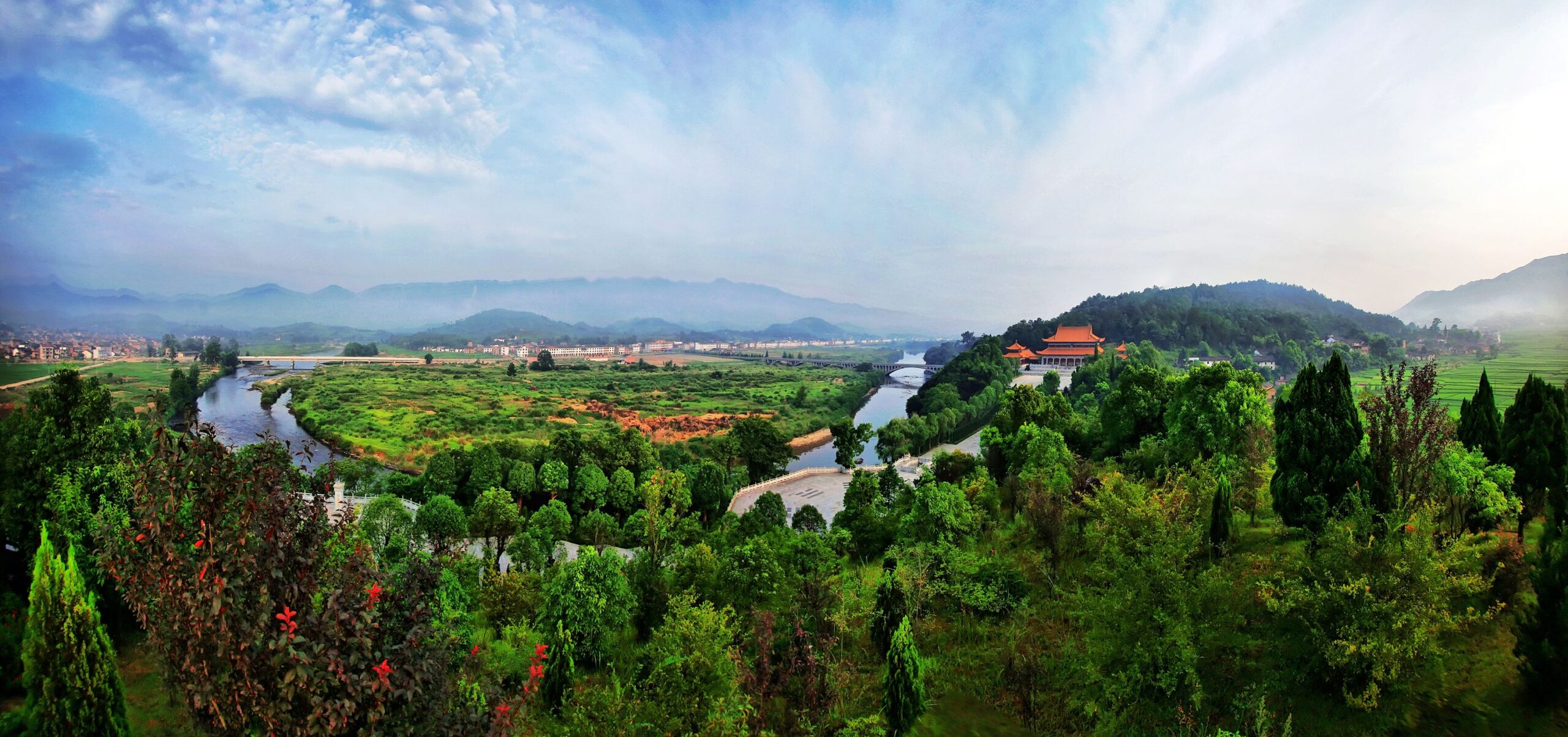 A scenic view of Yandi Mausoleum