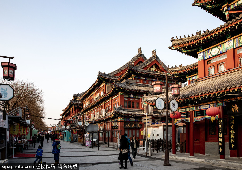 A scenic view of yangliuqing_ancient_town