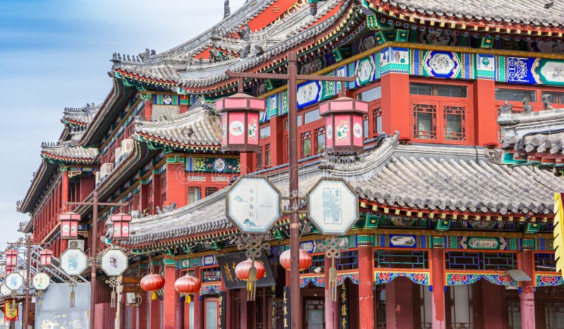 A scenic view of yangliuqing_ancient_town