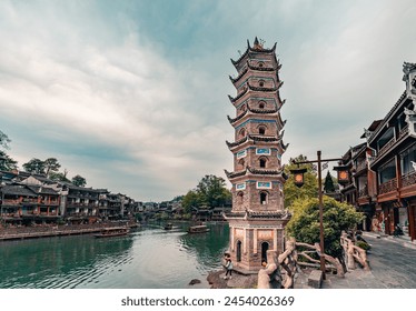 A scenic view of yangliuqing_ancient_town