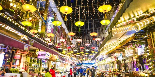 A scenic view of yangshuo west street