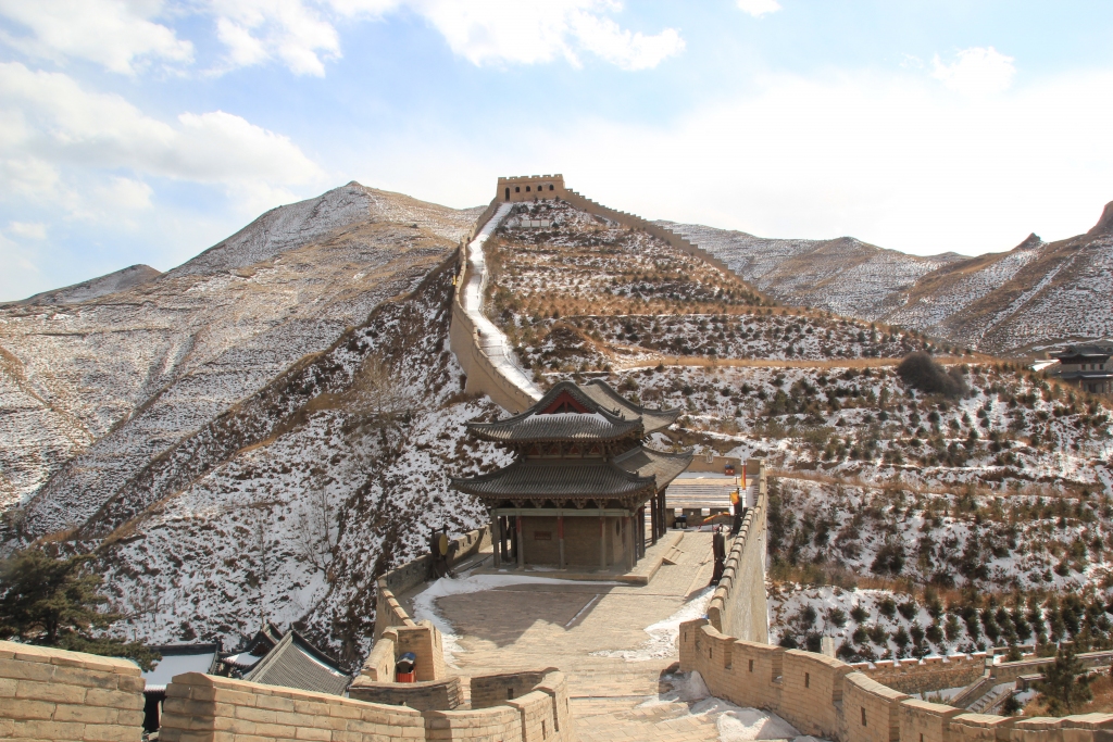 A scenic view of Yanmenguan
