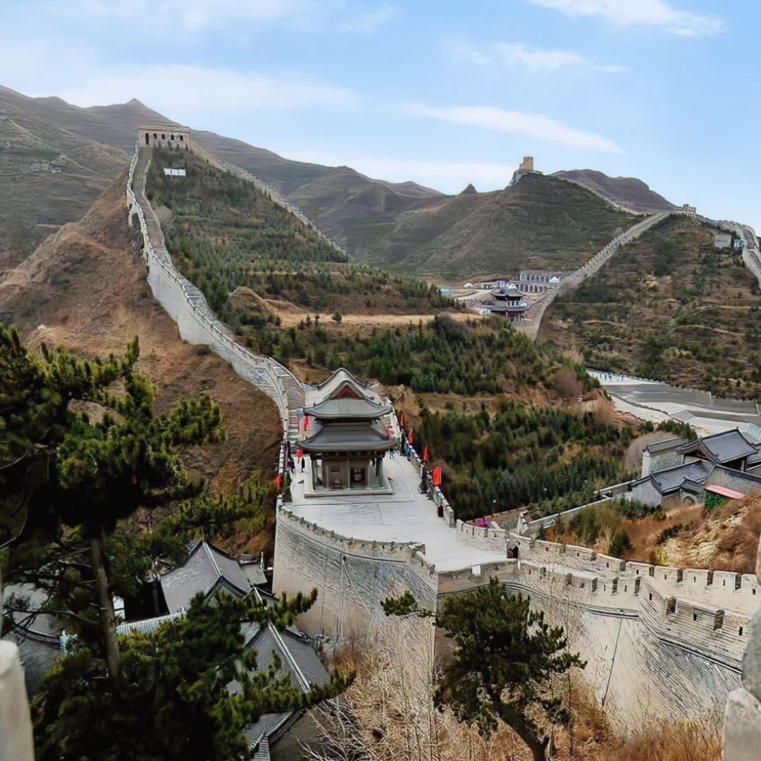 A scenic view of Yanmenguan