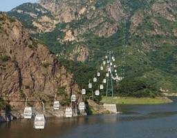 A scenic view of Yansai Lake