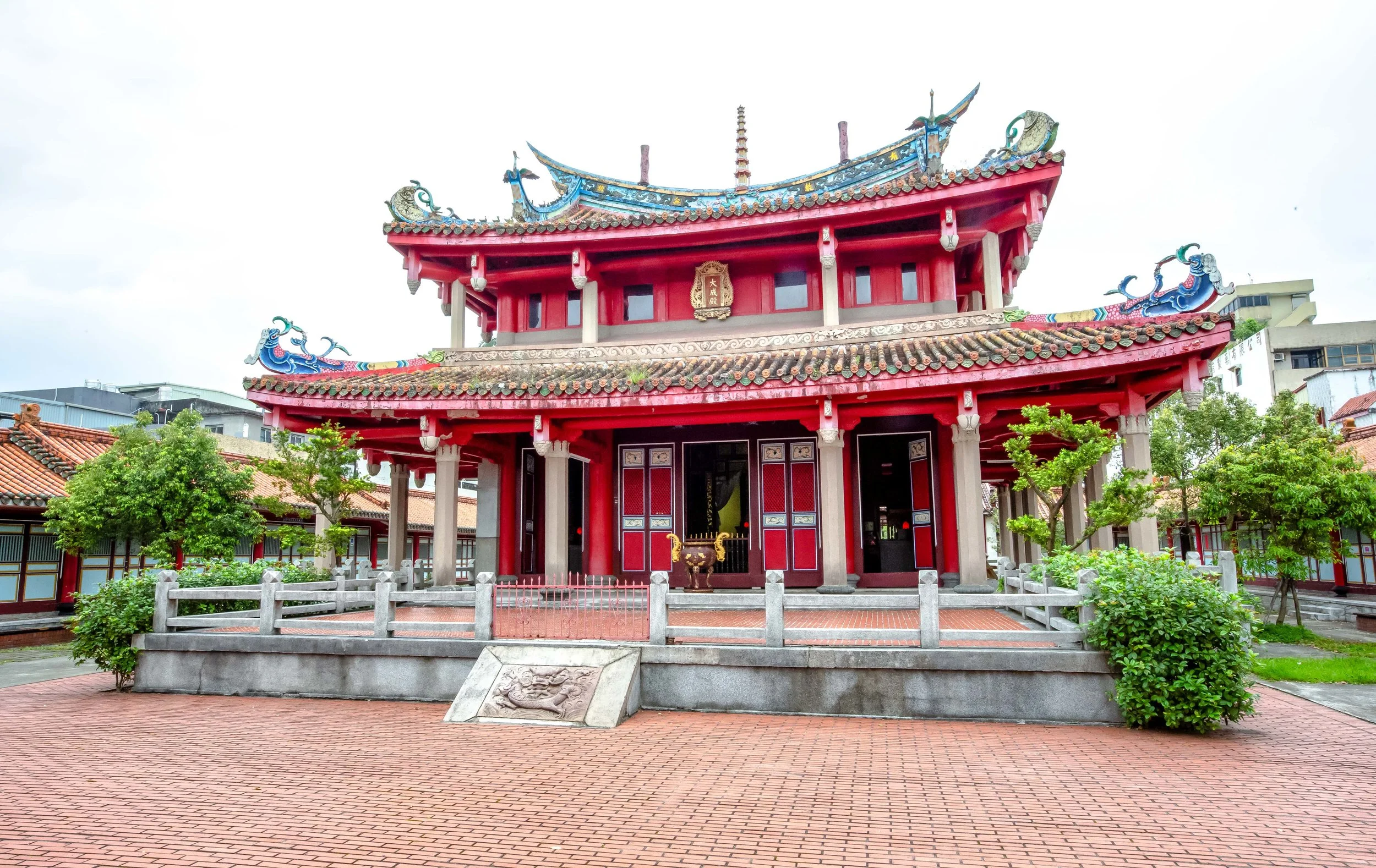 A scenic view of yanting confucian temple