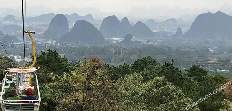 A scenic view of Yao Mountain