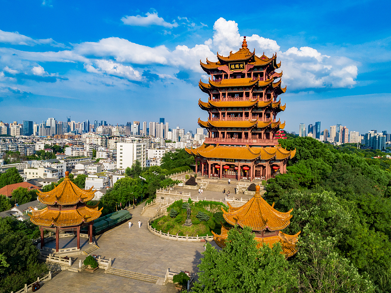 Yellow Crane Tower: A Captivating Blend of Nature and Ancient Architecture