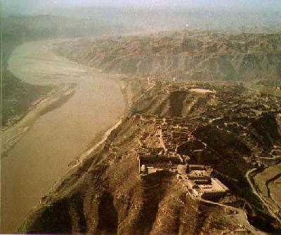 A scenic view of Yellow River Ancient Course Ruins