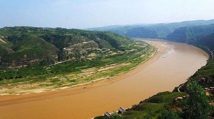 A scenic view of Yellow River Ancient Course Ruins