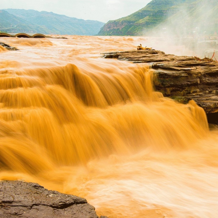 A scenic view of Yellow River Scenic Area