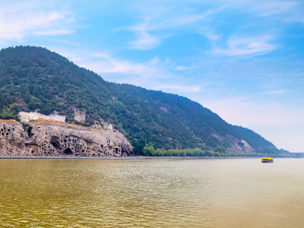 A scenic view of Yellow River Scenic Area