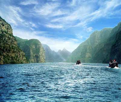 A scenic view of Yellow River Scenic Area