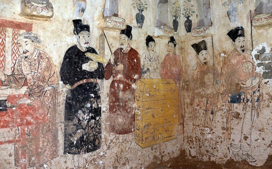 A scenic view of yemaotai_liao_tomb_group