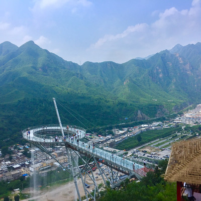 A scenic view of Yesanpo Scenic Area