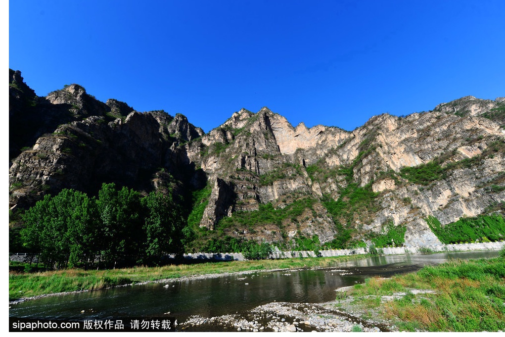 A scenic view of Yesanpo Scenic Area