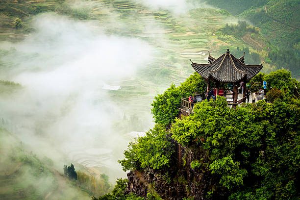 A scenic view of yichun_jiayin_dinosaur_geopark