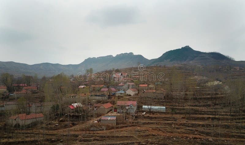A scenic view of Yimeng Mountain