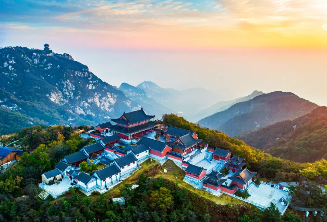 A scenic view of Yimeng Mountain