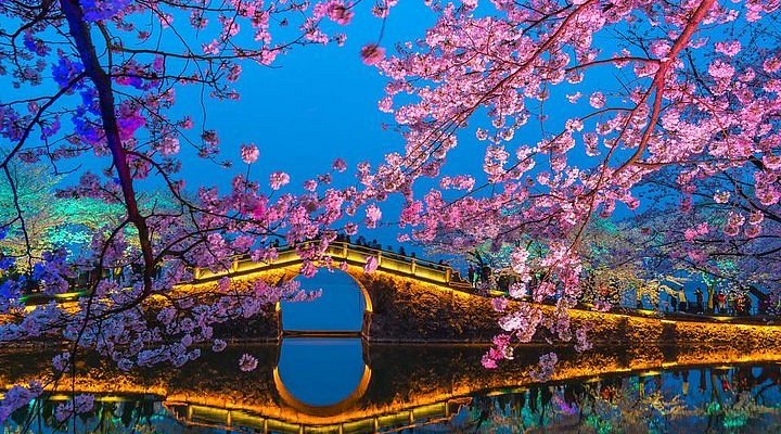 A scenic view of yinghuahu_scenic_area