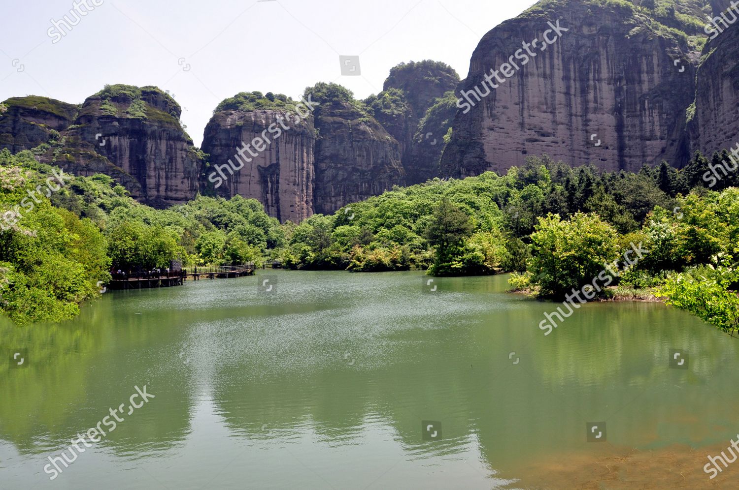 A scenic view of yinghuahu_scenic_area