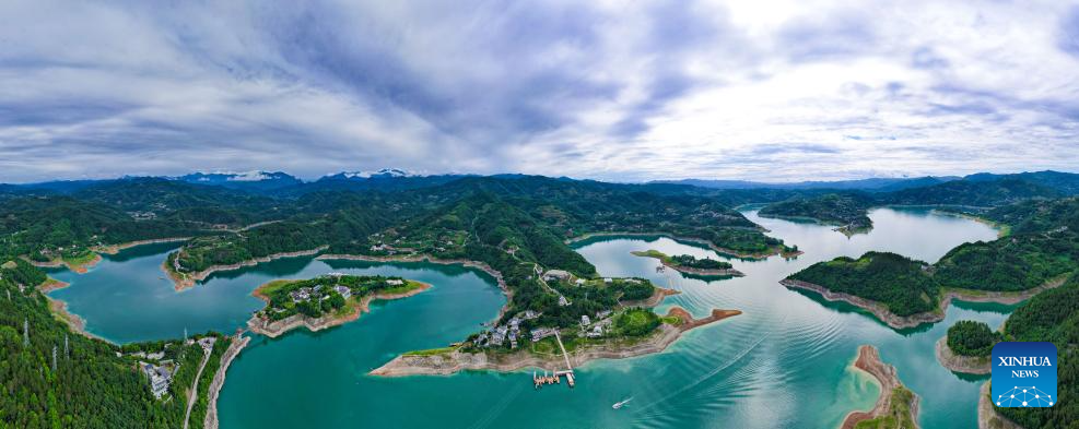 A scenic view of yinghuahu_scenic_area