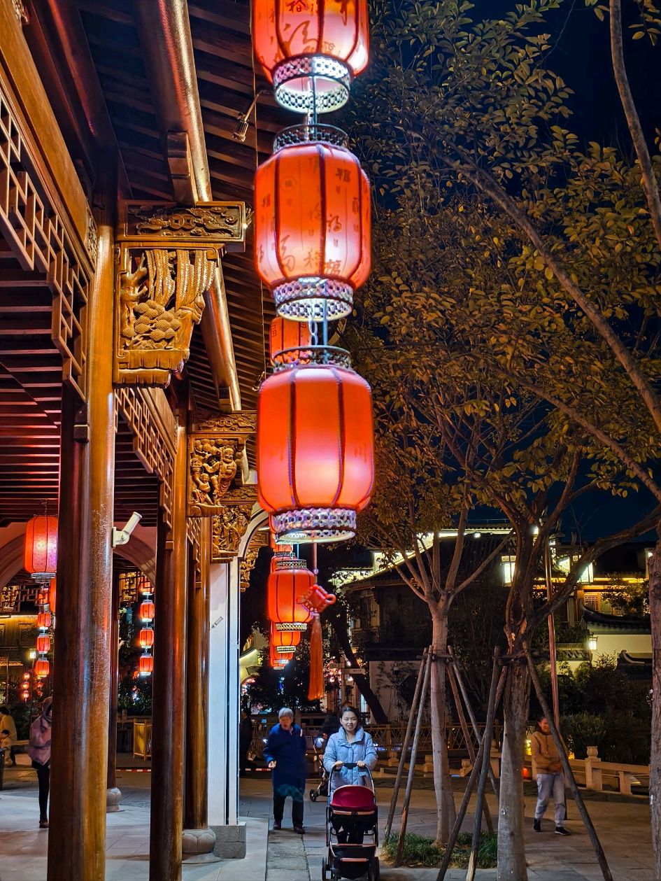 A scenic view of yiwu ancient city