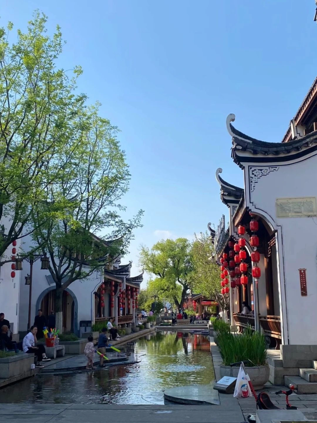 A scenic view of yiwu ancient city