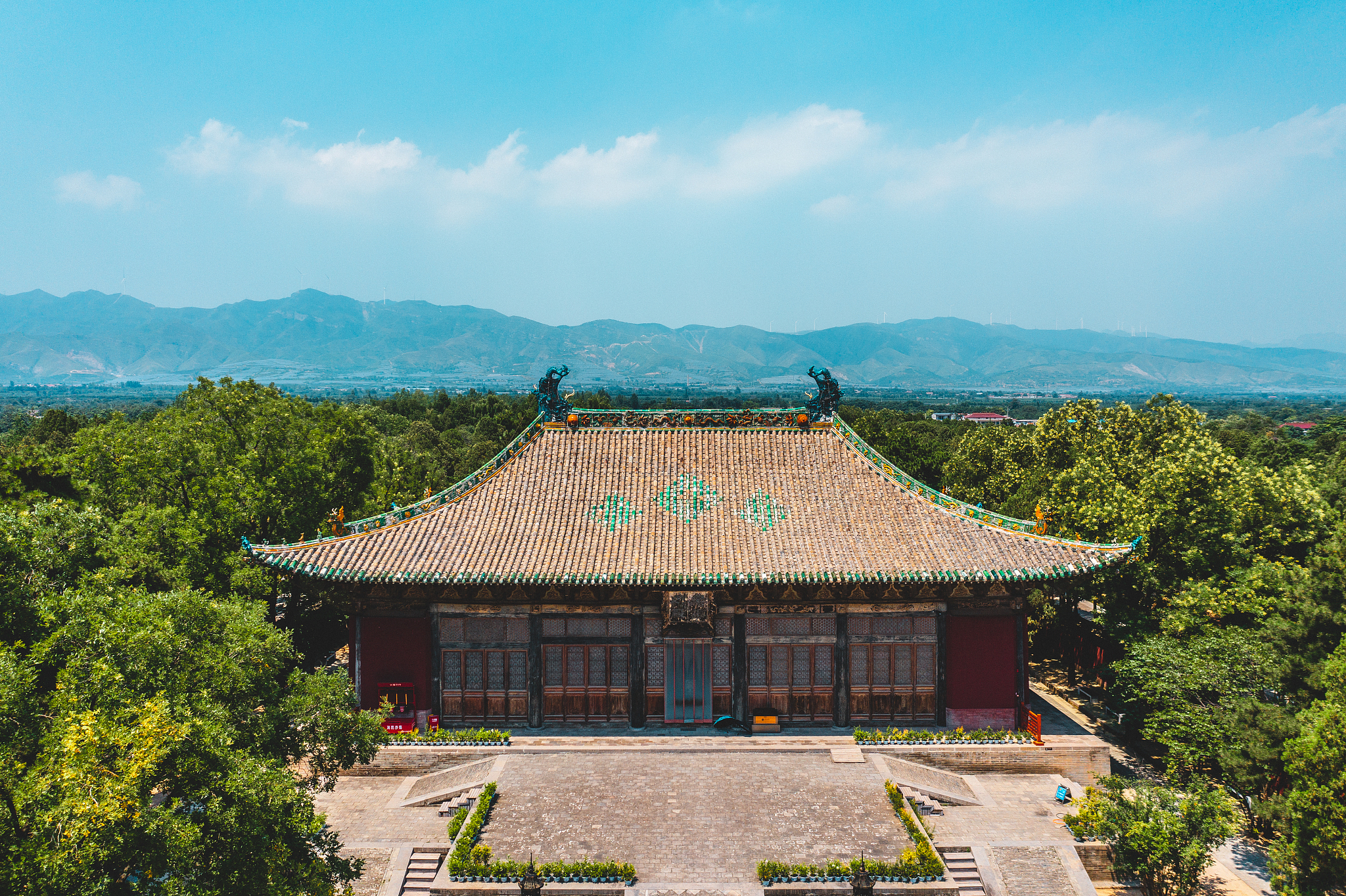 A scenic view of Yongle Palace