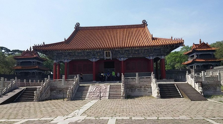 A scenic view of yongling mausoleum