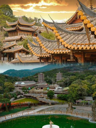 A scenic view of yongquan temple