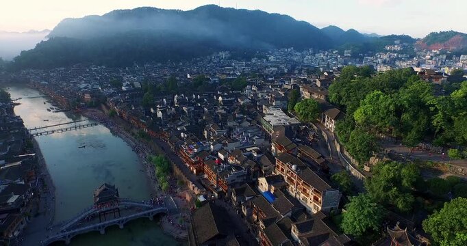 A scenic view of youjiang revolutionary sites
