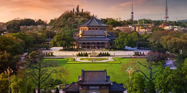 A scenic view of yuexiu park