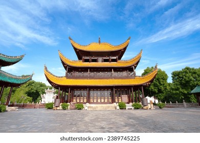 A scenic view of Yueyang Tower Junshan Island