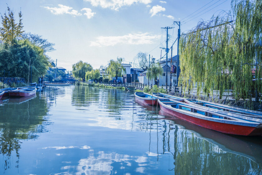 A scenic view of yufeng canal