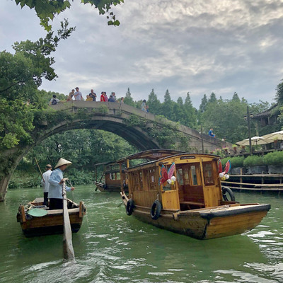 A scenic view of yufeng canal