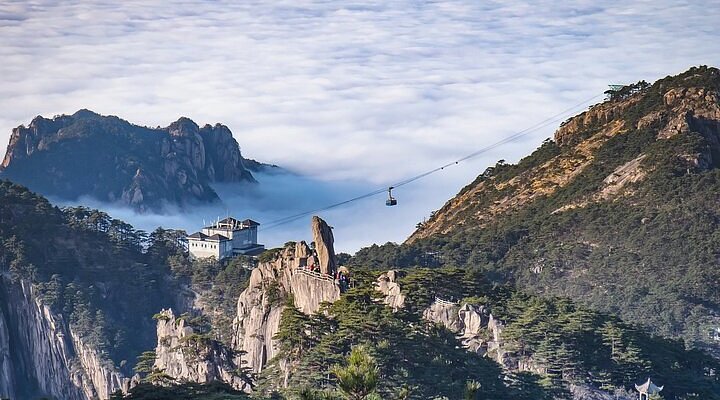 A scenic view of yuliang dam
