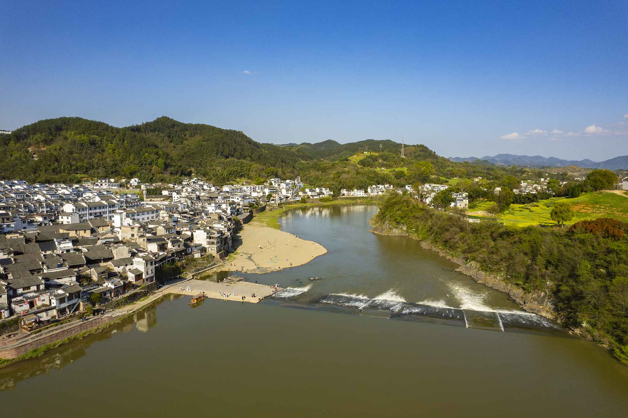 A scenic view of yuliang dam
