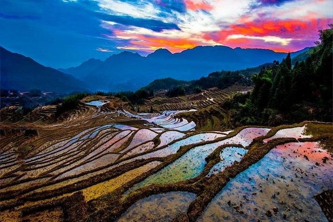 A scenic view of yunhe terraces