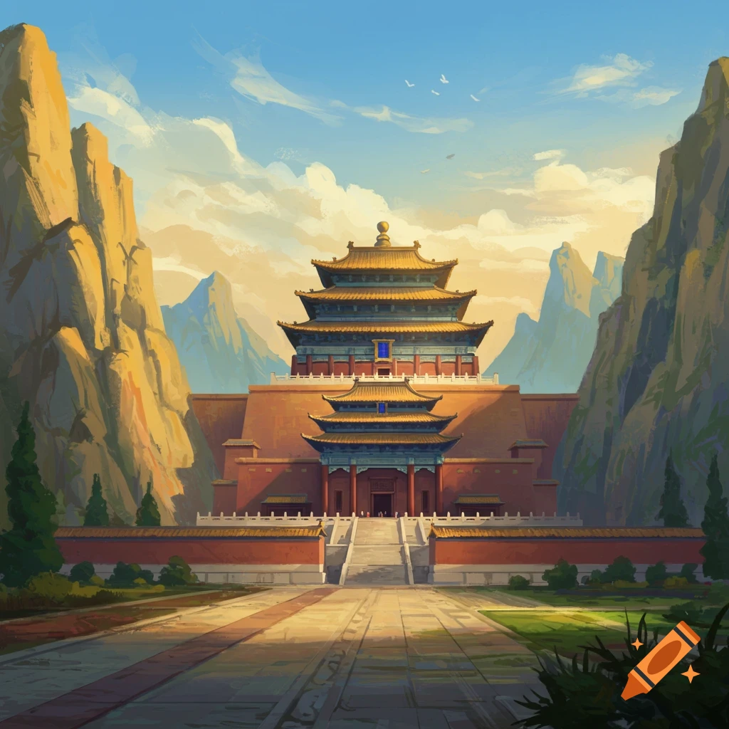A scenic view of yunju_temple_and_stone_sutras