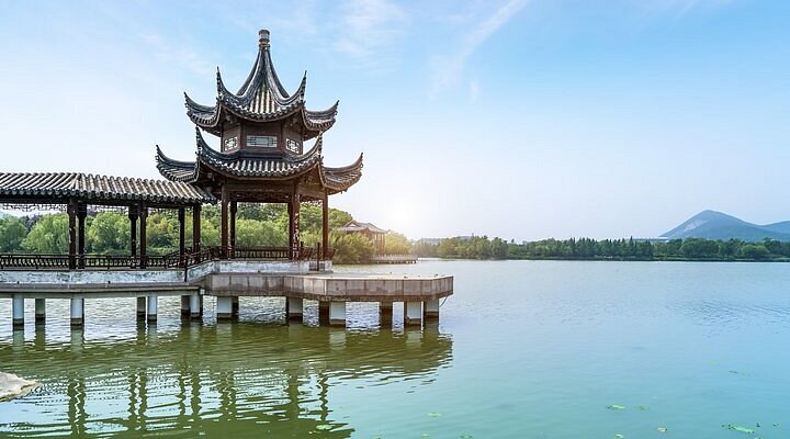 A scenic view of yunlong lake