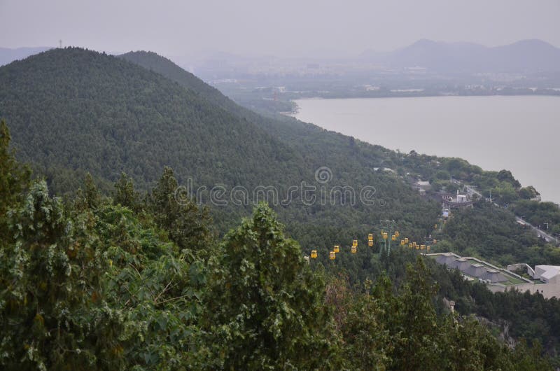 A scenic view of yunlong lake